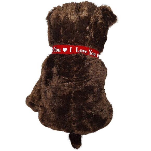 Dan Dee Brown Bulldog Shar Pei Plush Stuffed Animal Large - Picture 3 of 7